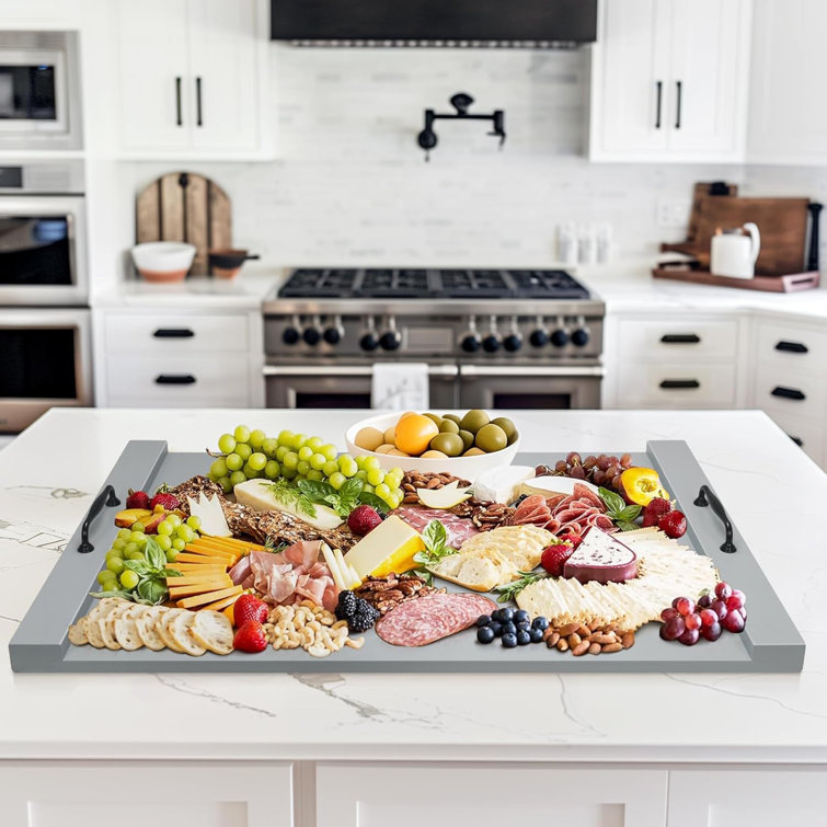 White Stove Cover Noodle Board Kitchen store Farmhouse Tray